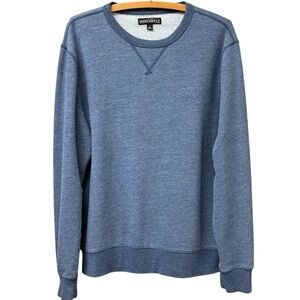 J. Crew Mercantile blue pullover crewneck sweatshirt, large